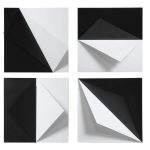 Настенный декор Origami Metal (комплект 4 шт.)