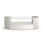 Журнальный стол Love Oval - Matte Pearl