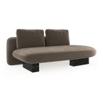 Диван Overlap Dark Taupe