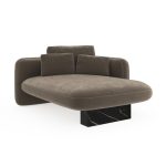 Шезлонг Overlap Dark Taupe